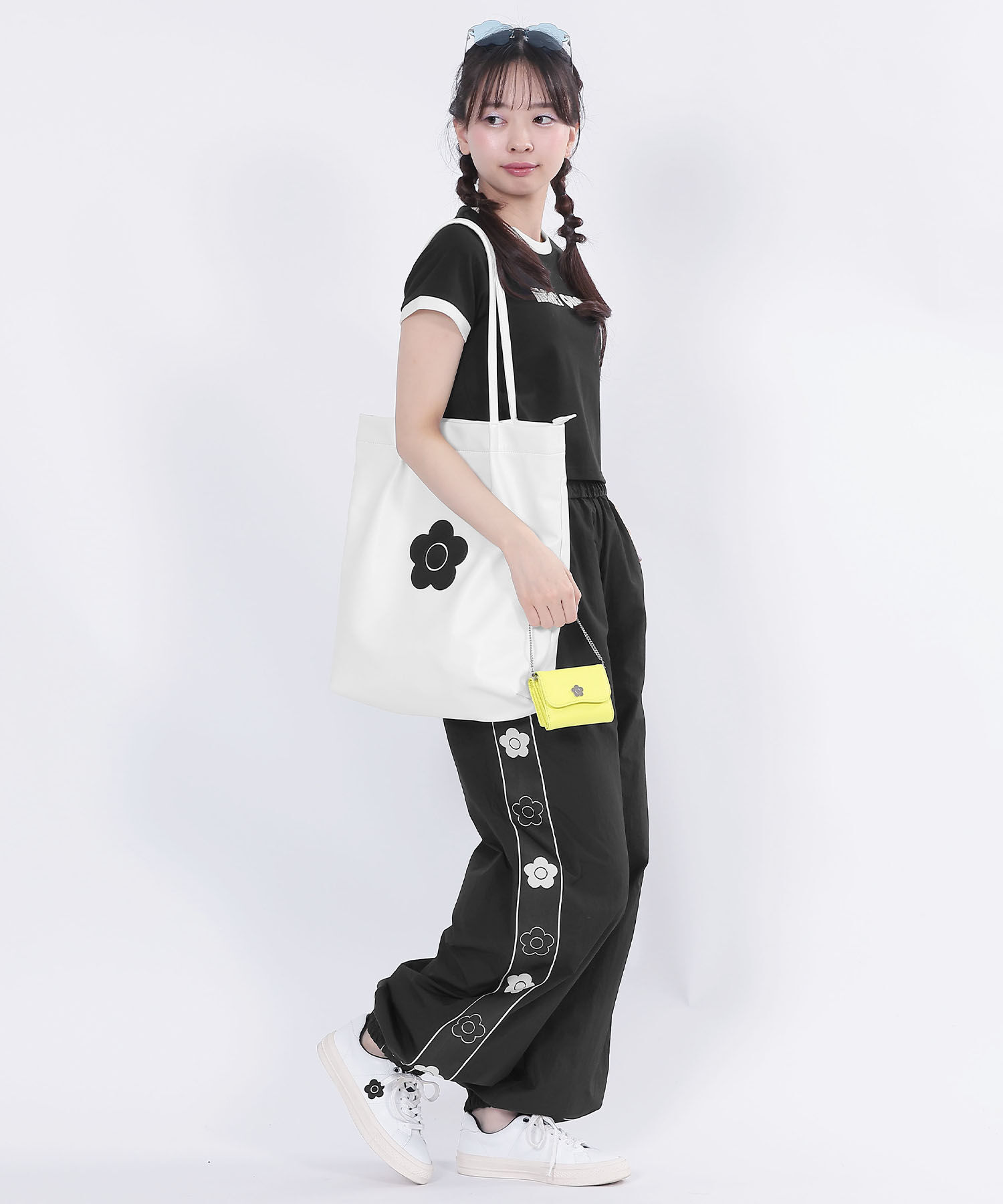 MARY QUANT「デイジーパッチソフト トート」|トートバッグ|