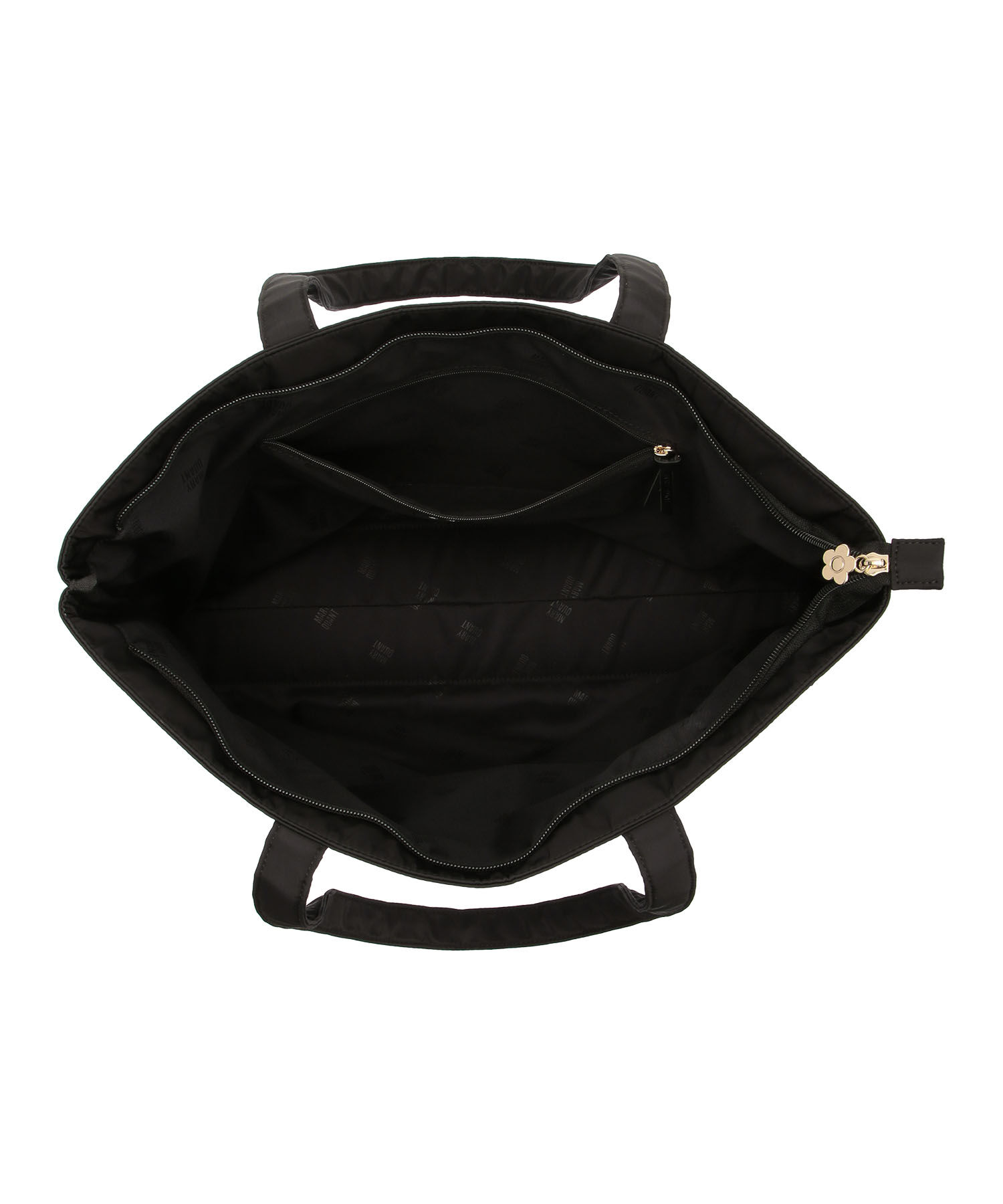 MARY QUANT「ゴールドロゴプリント舟型 トート」|トートバッグ|