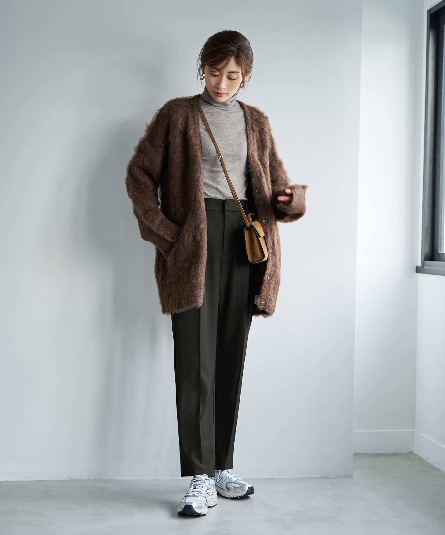 STYLE DELI「ストレッチツイルBASICタックパンツ」|スラックス|