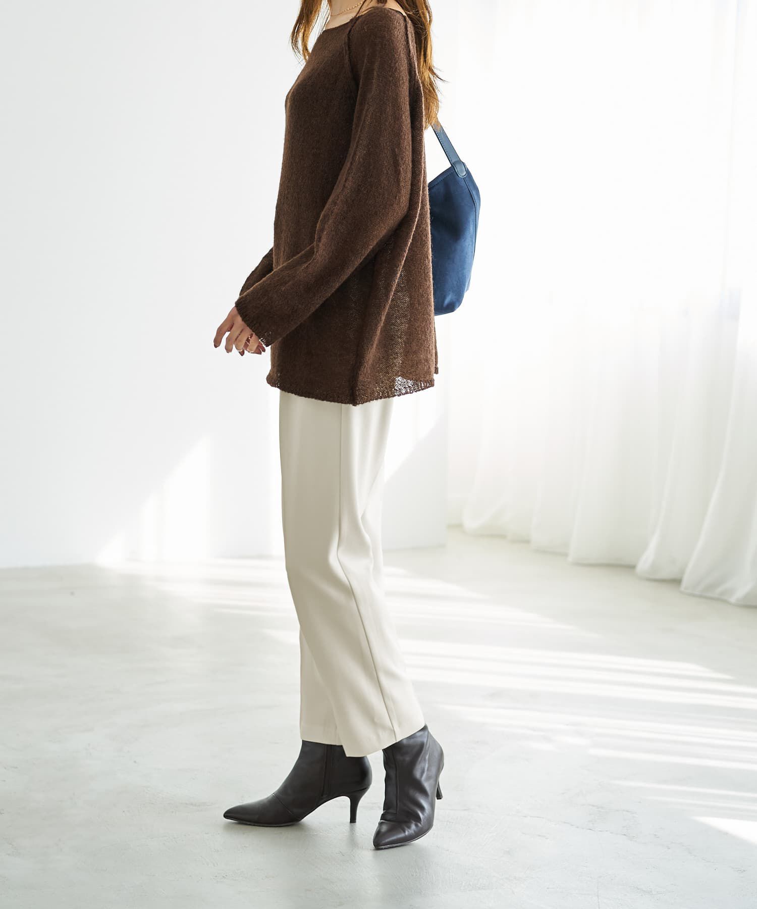 STYLE DELI「ストレッチツイルBASICタックパンツ」|スラックス|