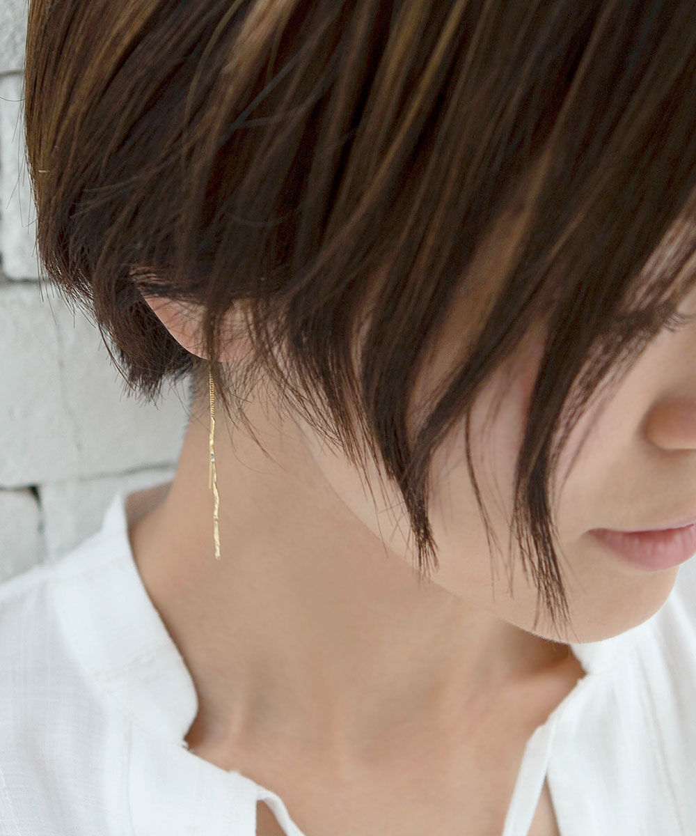 colleca la「クラフトバーのアメリカンピアス」|ピアス|ゴールド