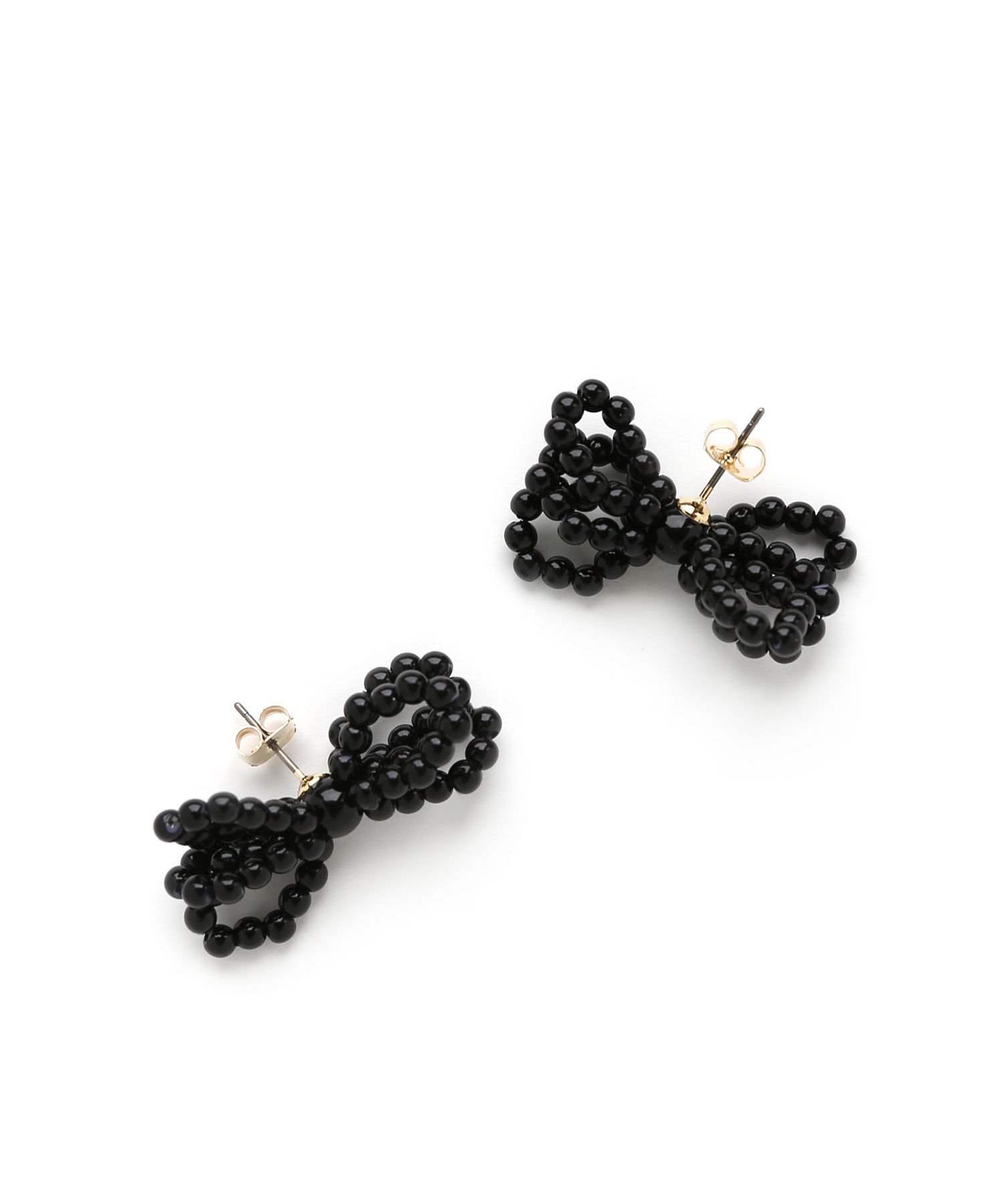 colleca la「パール/ビーズリボンピアス」|ピアス|