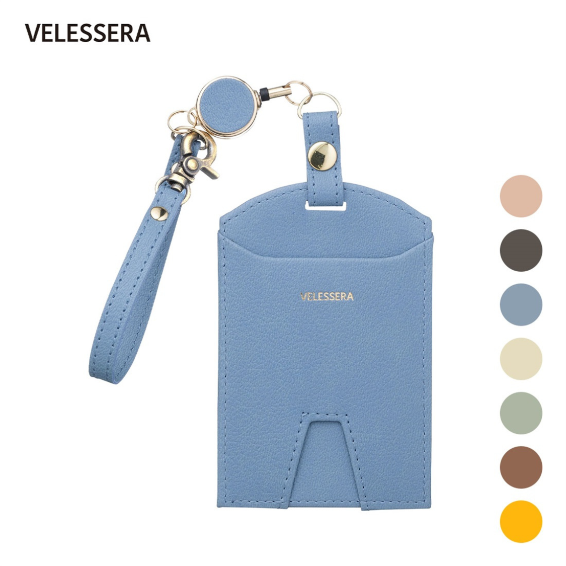 Velessera「パスケース／ウ゛ェレセラ」|定期入れ|ブルー