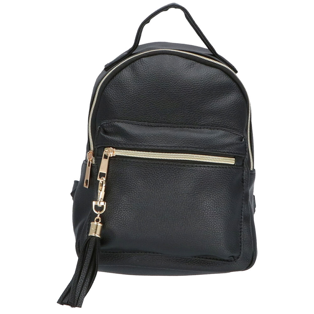 BACKYARD FAMILY「リュック レディース 小さめ おしゃれ 大人 かわいい 40代 通勤 通学 ママ ミニリュック」|リュック|ブラック1