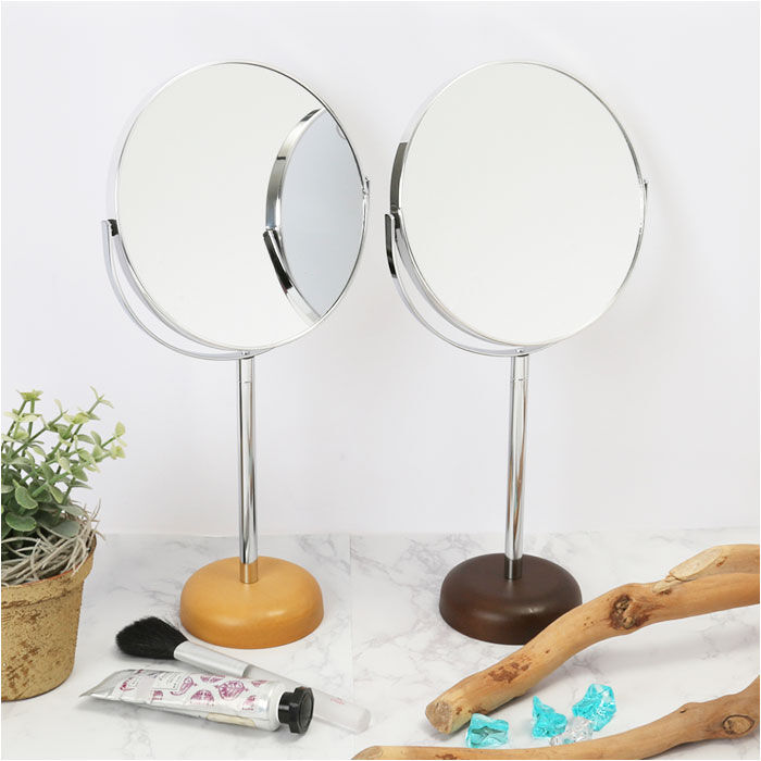 BACKYARD FAMILY「スタンドミラー 卓上 通販 丸い 鏡 化粧鏡 丸ミラー 拡大鏡 卓上ミラー 洗面鏡 トイレ 卓上鏡」|その他|