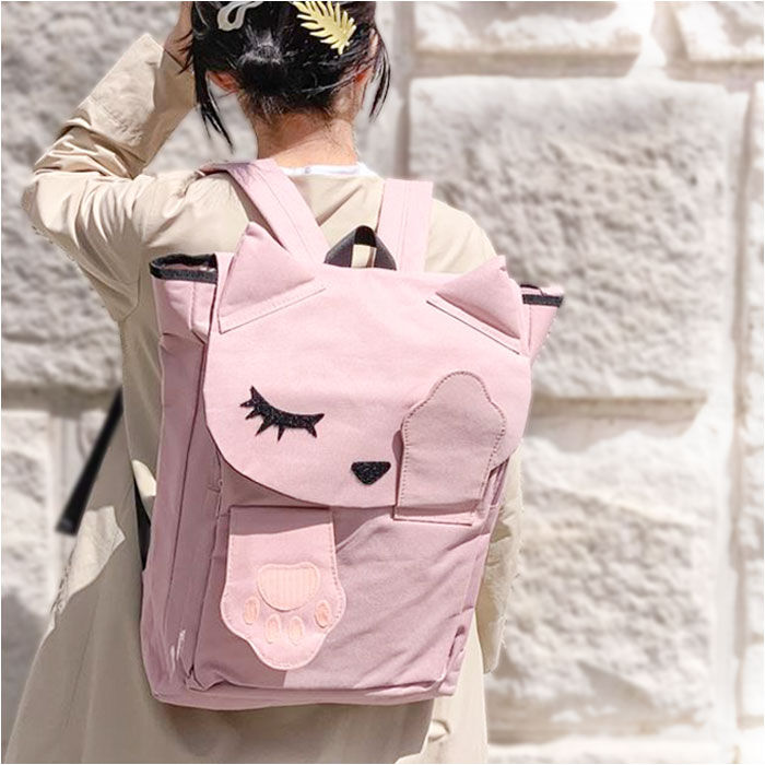 BACKYARD FAMILY「リュック ねこ 通販 リュックサック デイパック バックパック 猫モチーフ おすましプーちゃん」|リュック|