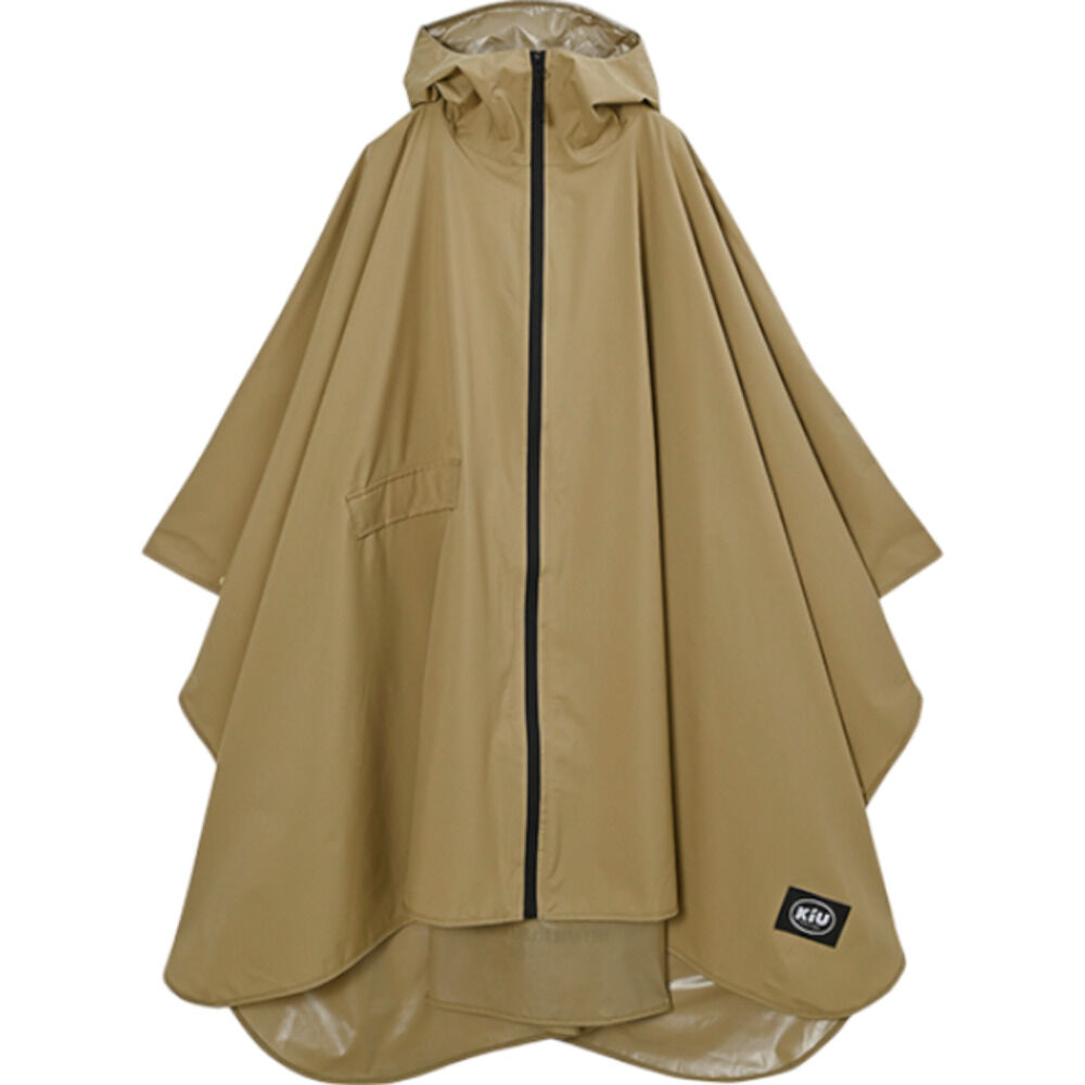 BACKYARD FAMILY「kiu キウ レインコート ポンチョ 通販 ポンチョスリーブ レインポンチョ 雨具 雨合羽 かっぱ」|レインコート|ベージュ3