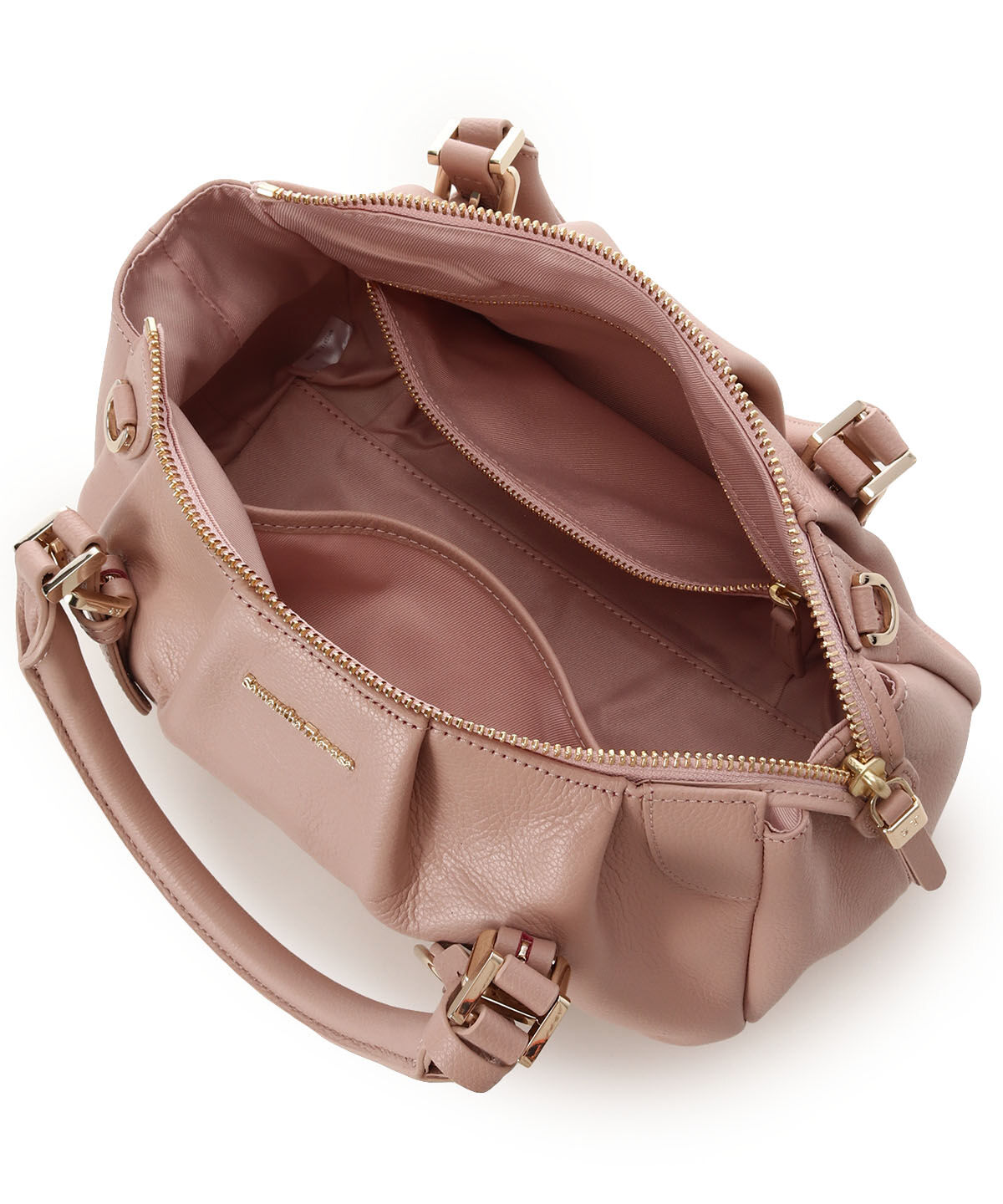 Samantha Thavasa「タックデザインソフトレザーハンドバッグ」|ハンドバッグ|