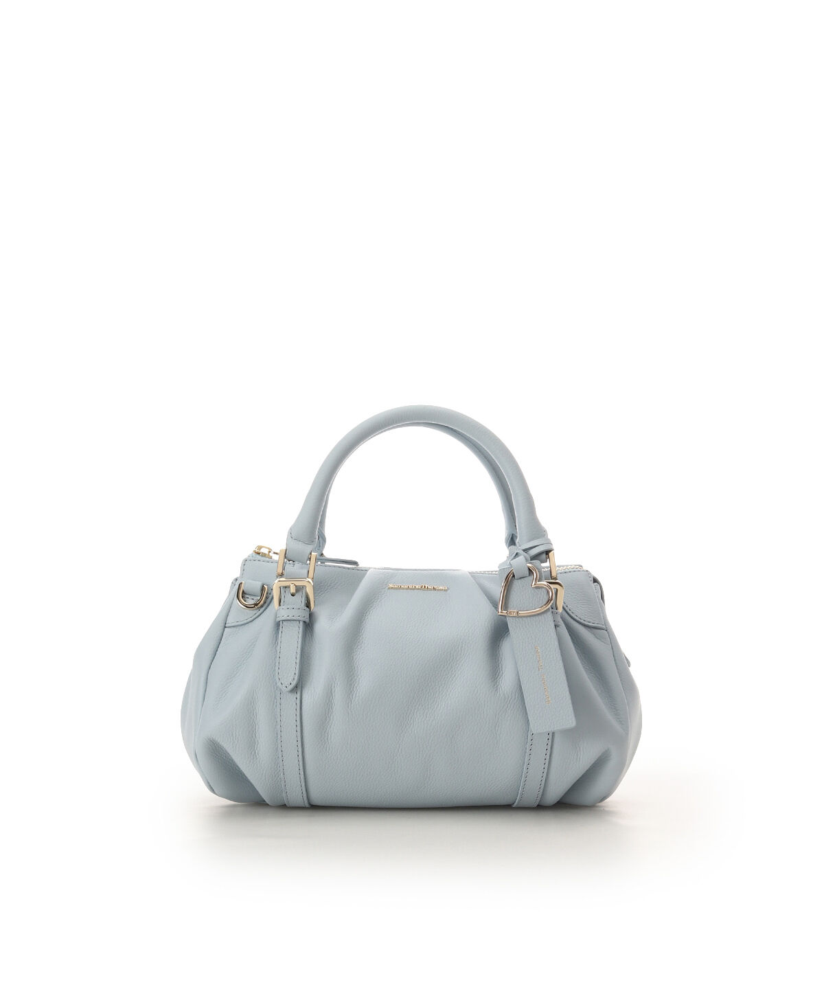 Samantha Thavasa「タックデザインソフトレザーハンドバッグ」|ハンドバッグ|ライトブルー