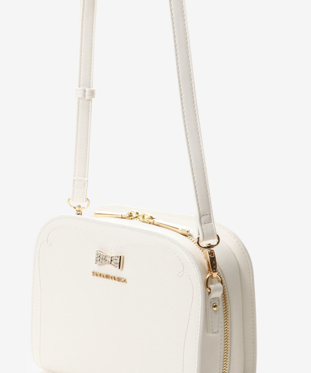 Samantha Vega「ビジューリボンショルダーバック」|ショルダー・メッセンジャー|