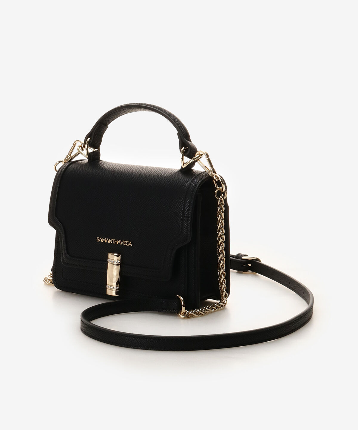 Samantha Vega「サイドビジューワンハンドルショルダーバッグ」|ショルダー・メッセンジャー|
