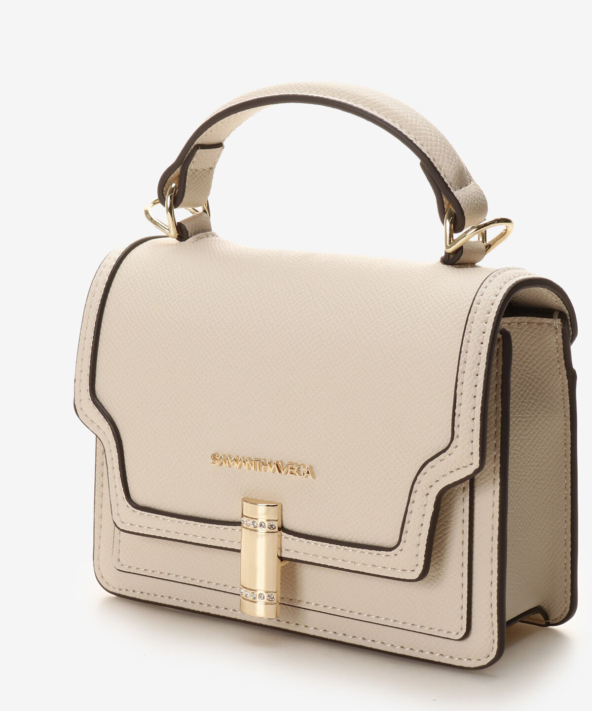 Samantha Vega「サイドビジューワンハンドルショルダーバッグ」|ショルダー・メッセンジャー|
