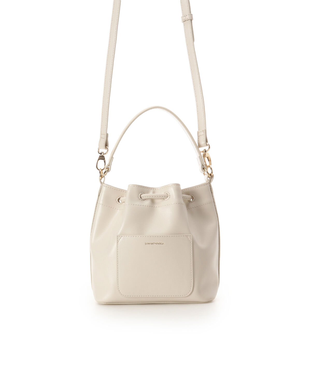 Samantha Vega「ロゴ金具巾着バッグ」|ショルダー・メッセンジャー|