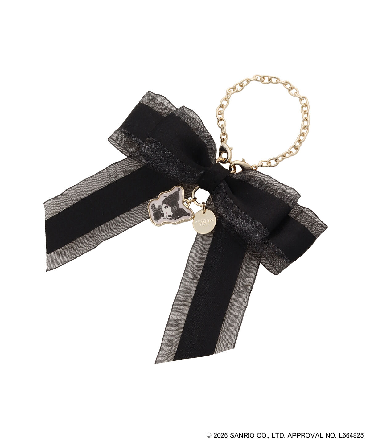 Samantha Vega「「マイメロディ＆クロミ」コレクション　「クロミ」2wayバッグチャーム」|チャーム・キーホルダー|ブラック