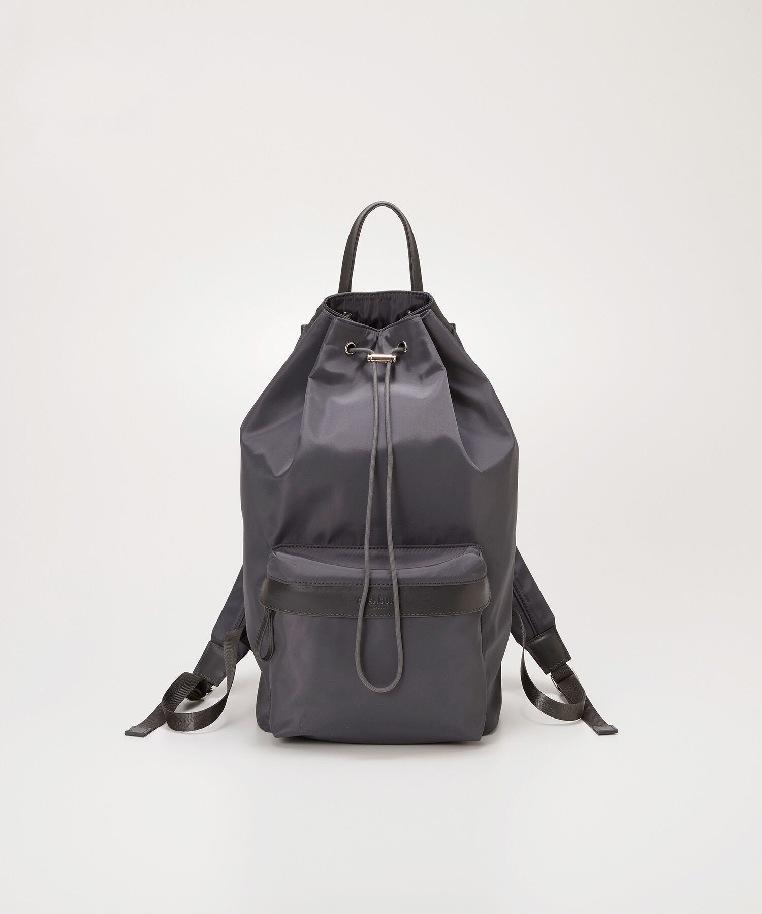 TOPKAPI TREASURE「【TREASURE TOPKAPI】ナイロン ドロスト シンプル リュック」|リュック|グレー