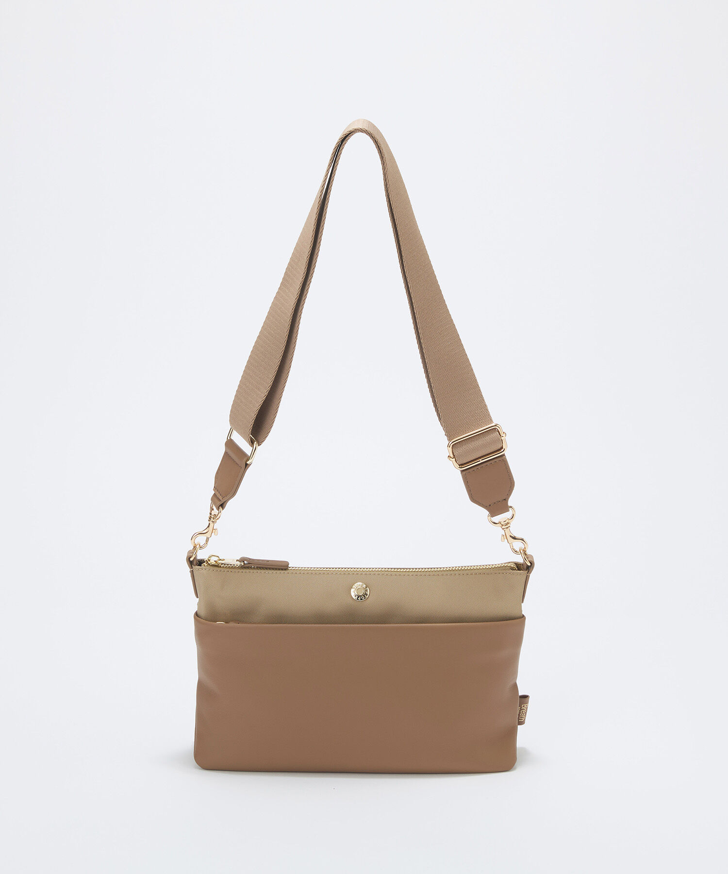 TOPKAPI BREATH「【Breath TOPKAPI】LINEA リネア レザーコンビ スワローマチ ショルダーバッグ」|ショルダー・メッセンジャー|ブラウン