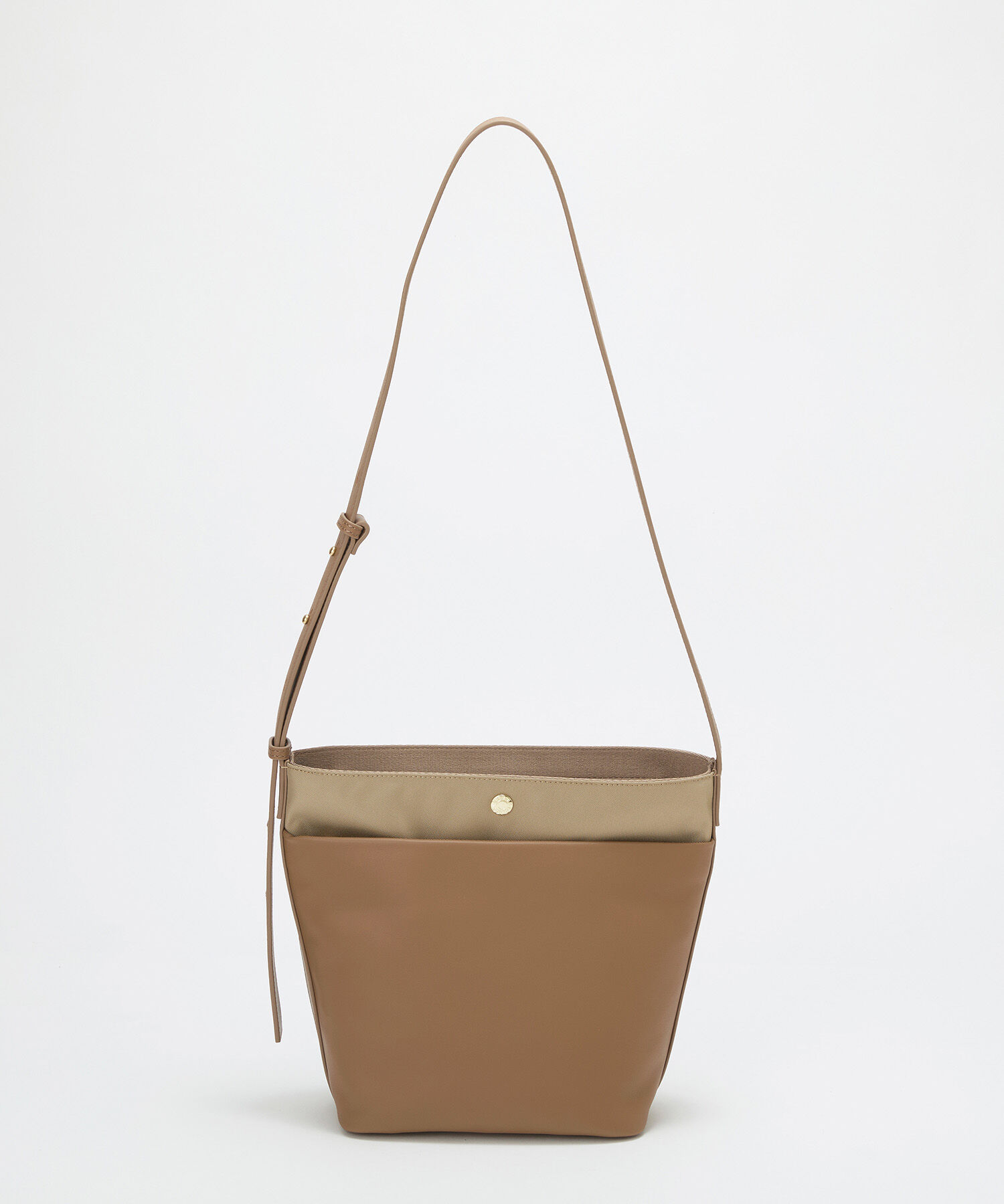 TOPKAPI BREATH「【Breath TOPKAPI】LINEA リネア レザーコンビ バケット ショルダーバッグ」|ショルダー・メッセンジャー|