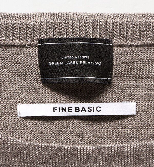 UNITED ARROWS green label relaxing「FINE BASIC ラミー ボートネック ニット」|ニット・セーター|
