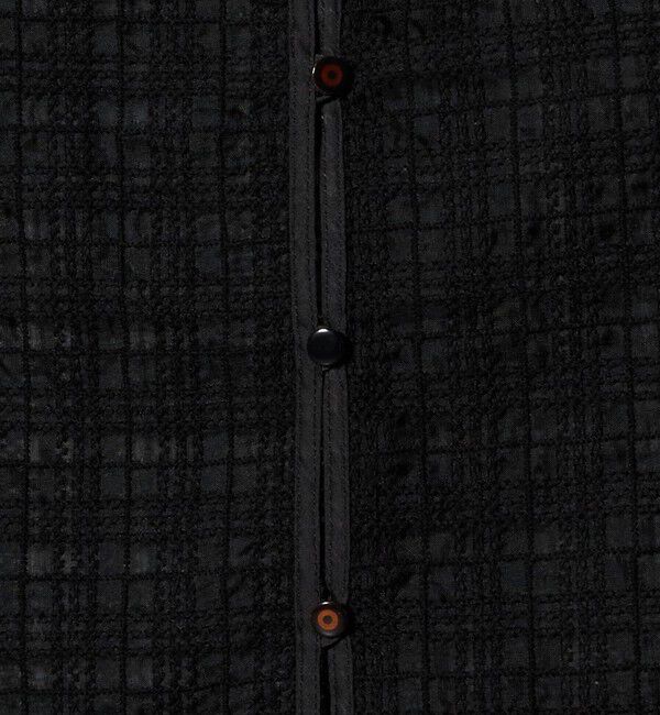 ATTISESSION「＜ATTISESSION＞エンブロイダリー チェック ミニ ドレス 」|ワンピース|