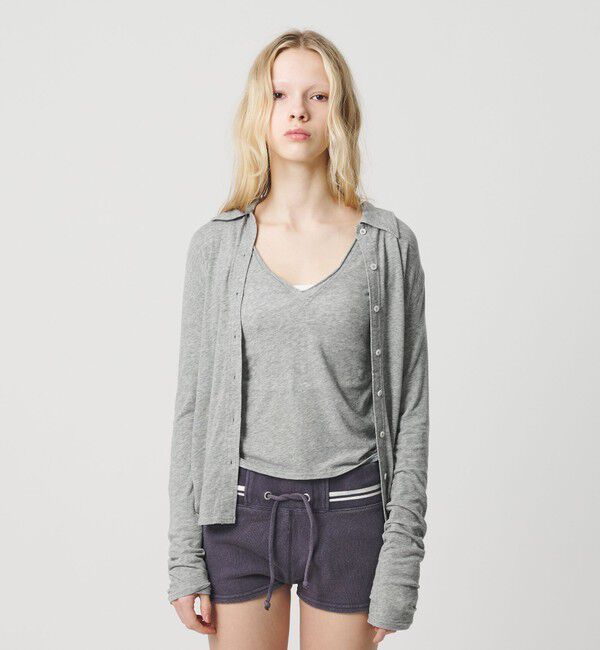 ATTISESSION「＜ATTISESSION＞Vネック ロングスリーブ トップス」|Tシャツ・カットソー|