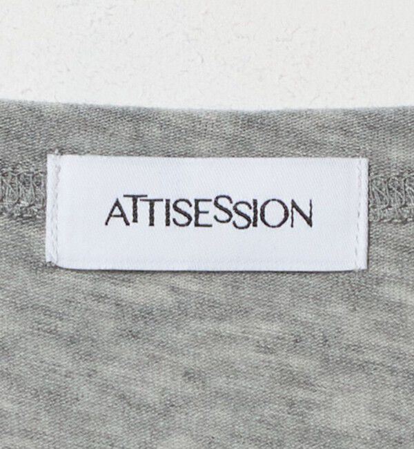 ATTISESSION「＜ATTISESSION＞Vネック ロングスリーブ トップス」|Tシャツ・カットソー|