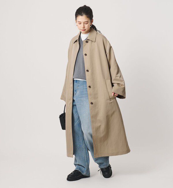 BEAUTY&YOUTH UNITED ARROWS「ナイロン ステンカラーコート」|ステンカラーコート|BEIGE