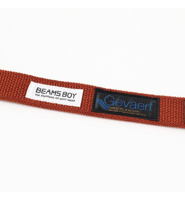 BEAMSBOY「GEVAERT BANDWEVERIJ / 30mm ソリッド ベルト 23FW」|ベルト|