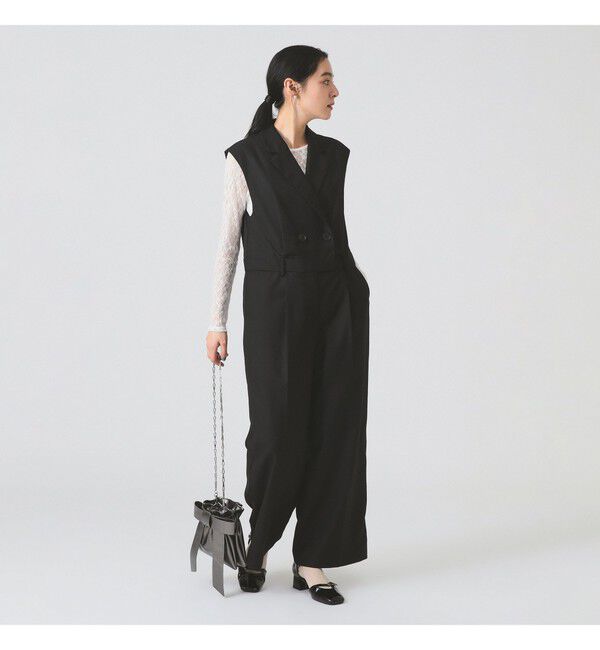 Ray BEAMS 「スーツ ディテール サロペット」|オールインワン|