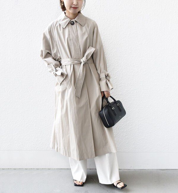 SHIPS for women「〈手洗い可能〉ロング ステンカラー コート 24SS ◇」|ステンカラーコート|