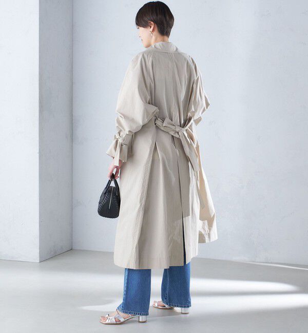 SHIPS for women「〈手洗い可能〉ロング ステンカラー コート 24SS ◇」|ステンカラーコート|