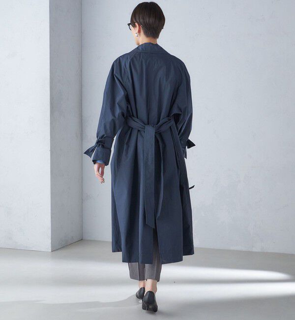 SHIPS for women「〈手洗い可能〉ロング ステンカラー コート 24SS ◇」|ステンカラーコート|