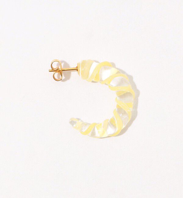 TOMORROWLAND GOODS「LEVENS JEWELS ツイストミニフープピアス」|ピアス|