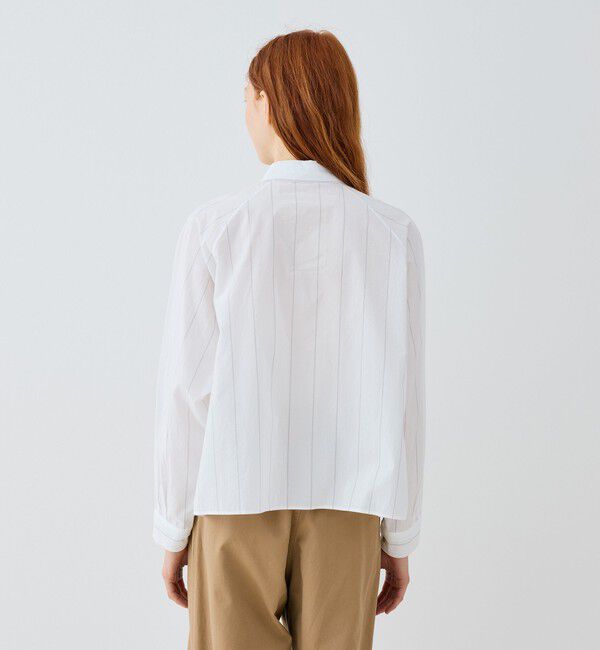 GALERIE VIE「コットン ラグランスリーブ ワイドシャツ」|シャツ・ブラウス|