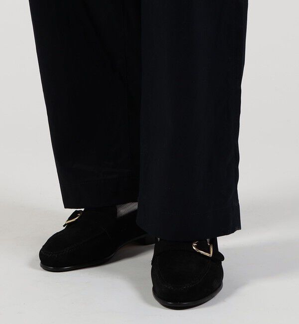 TOMORROWLAND MENS「スーピマコットン チノクロス バレルパンツ」|チノ|