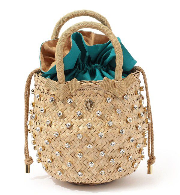 TOMORROWLAND GOODS「Le Nine NINA CRY COTTON S バスケットバッグ」|かごバッグ|64 ベージュ系