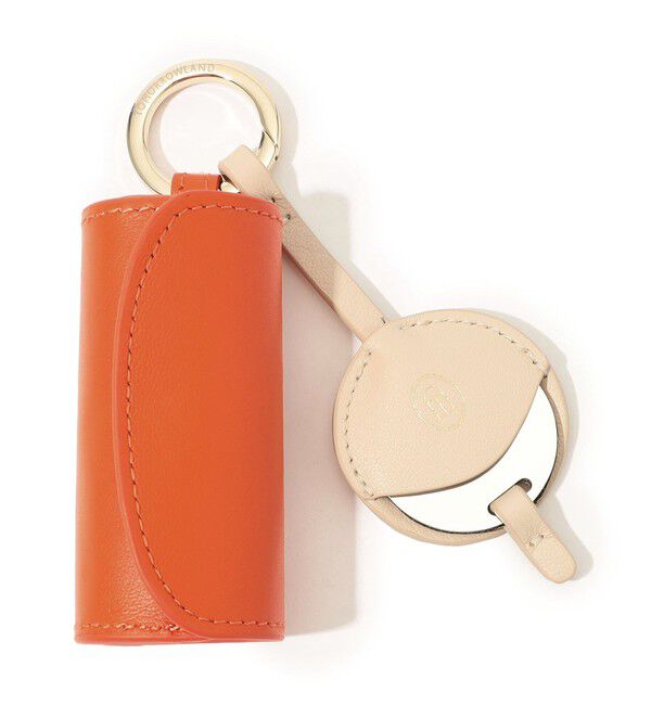 TOMORROWLAND GOODS「Atelier TOMORROWLAND  LIP CASE ミラー チャーム」|キーケース|28 オレンジ系