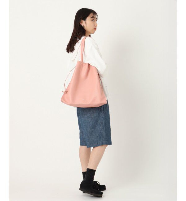  「【blancle/ ブランクレ】S.LETHER SQUEEZE BIG TOTE」|トートバッグ|