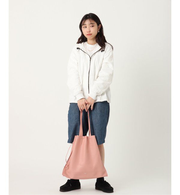  「【blancle/ ブランクレ】S.LETHER SQUEEZE BIG TOTE」|トートバッグ|