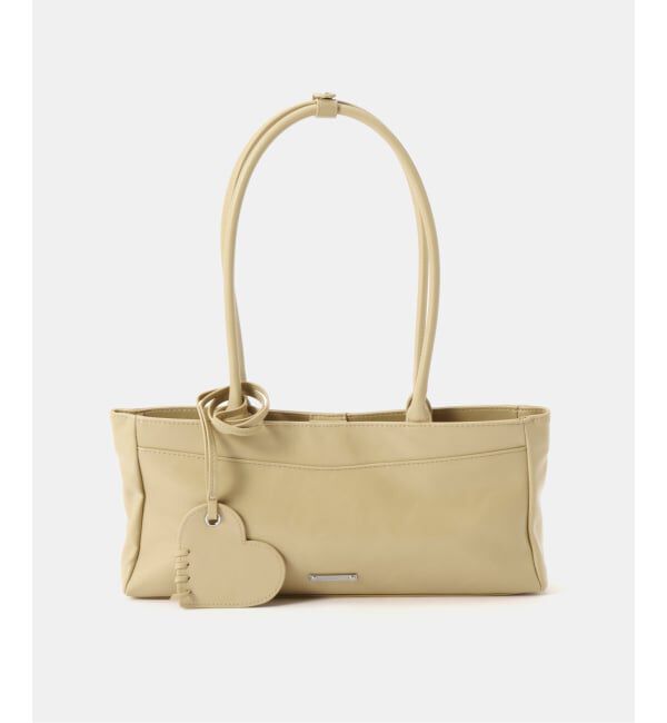 JOINT WORKS「fennec /フェネック BASH CHARM BAG」|ハンドバッグ|ベージュ