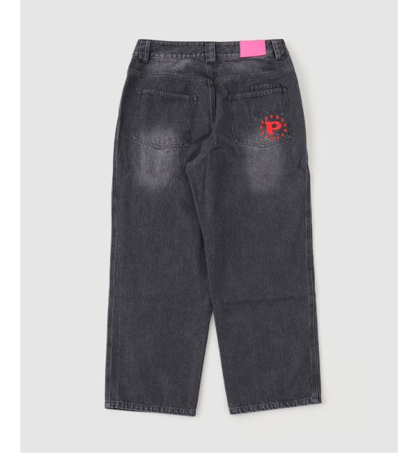 JOINT WORKS「PLAYHOUR /プレイアワー P Logo Denim Pants」|デニム|