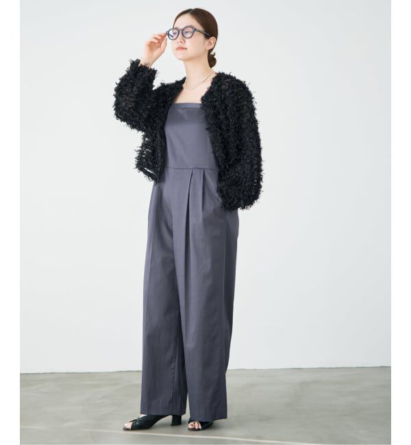 IENA「《追加予約》チュールテープ カーディガン」|カーディガン|