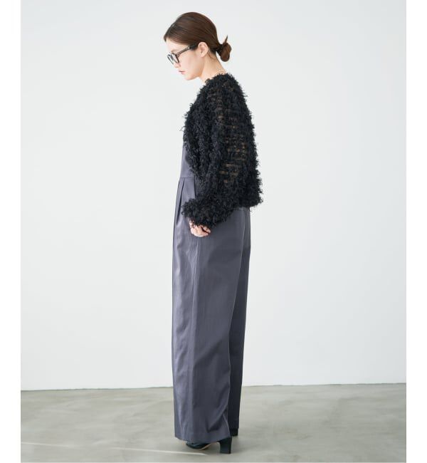 IENA「《追加予約》チュールテープ カーディガン」|カーディガン|