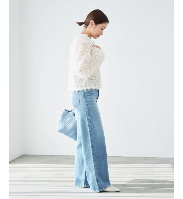 IENA「《追加予約》チュールテープ カーディガン」|カーディガン|