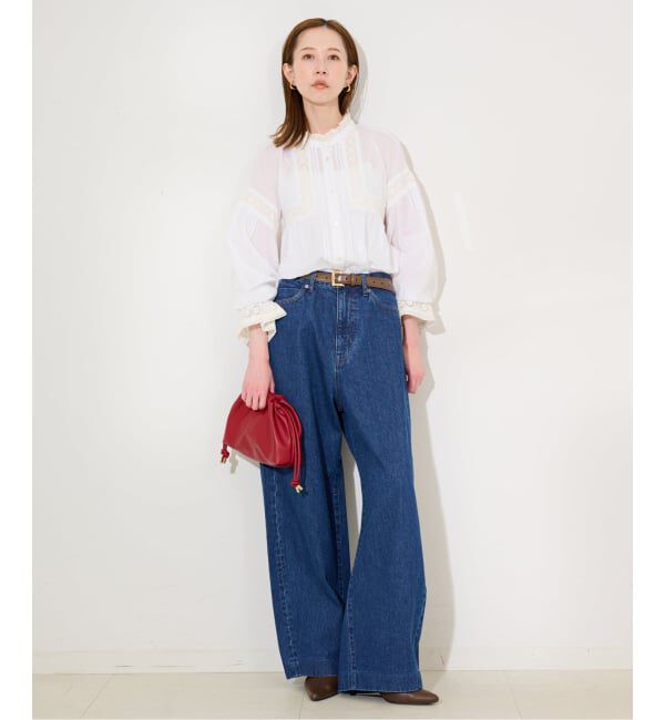 SLOBE IENA「《追加2予約》SLOBE 3WAY スムース巾着バッグ」|その他|