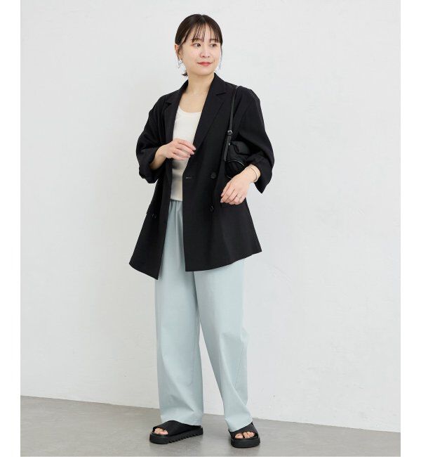 JOURNAL STANDARD「《追加4》【撥水/接触冷感/洗える/UVカット】リネンナイロンストレッチワイドパンツ」|その他|