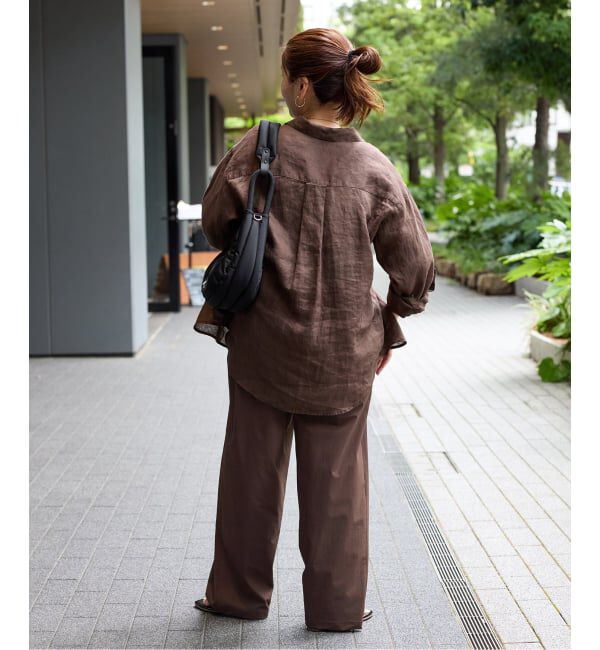 JOURNAL STANDARD「《追加6》【撥水/接触冷感/洗える/UVカット】リネンナイロンストレッチワイドパンツ」|その他|