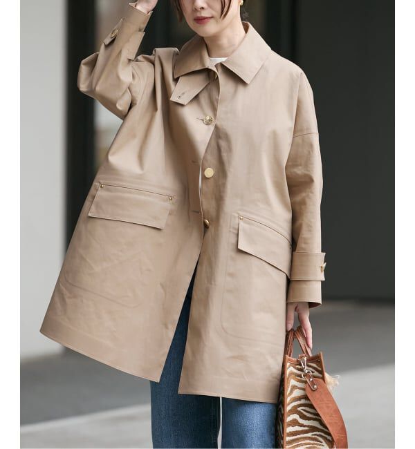 journal standard L'essage「別注【MACKINTOSH/マッキントッシュ】HUMBIE MB EX：コート」|ステンカラーコート|キャメル