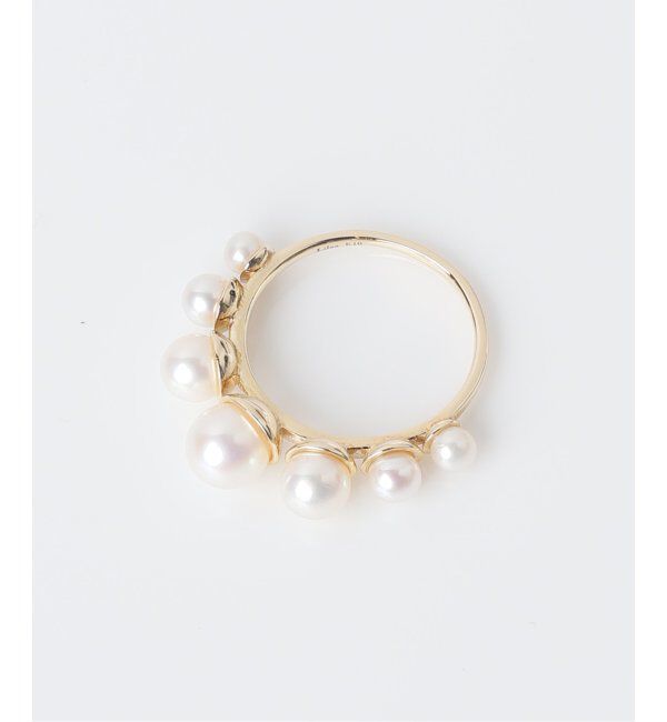 Lilas by Spick&Span「グラデーションパールリング K10」|リング|