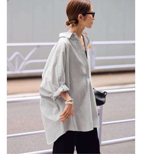 FRAMeWORK「≪追加≫ハーフスリーブポンチョシャツ」|シャツ・ブラウス|