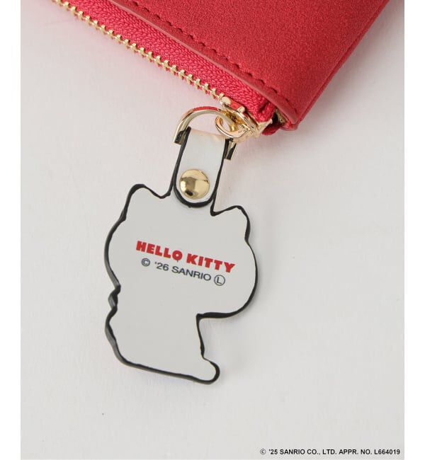 Spick and Span「《追加予約》HELLO KITTY S&S HASHIBAMI フェイクスエードポーチ」|ポーチ|